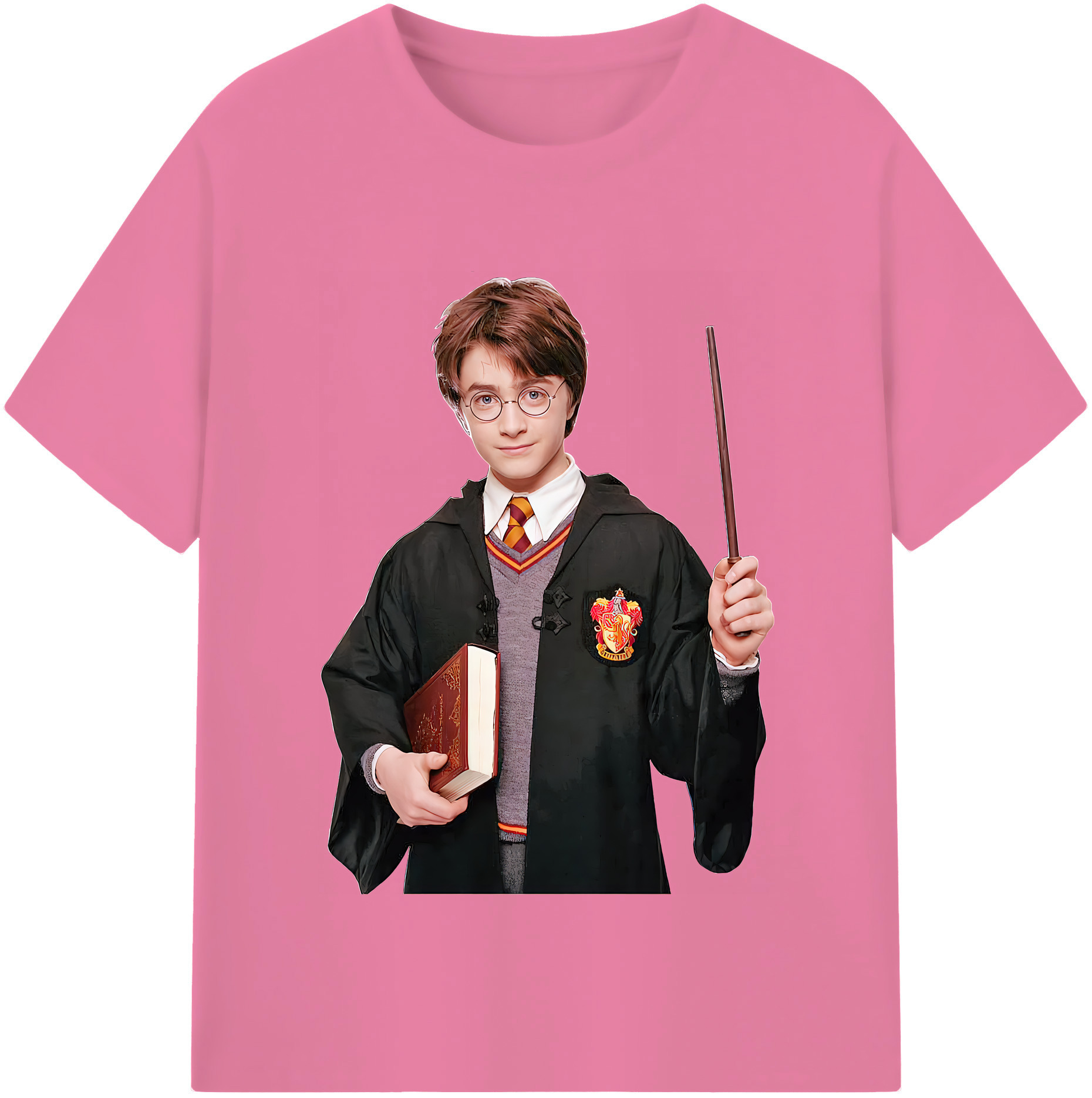 （画像用） Harry Potter ハリー・ポッターシリーズ 綿100％半袖Tシャツ（フロントプリント）